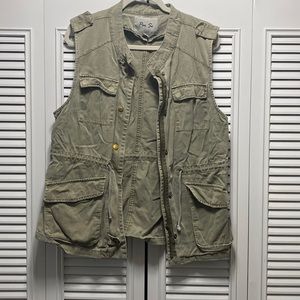 Army green vest